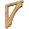 Ekena Millwork Imperial Arts & Crafts Rough Sawn Bracket, Western Red Cedar, 4"W x 40"D x 44"H BKT04X40X44IMP03RWR - alternate 1